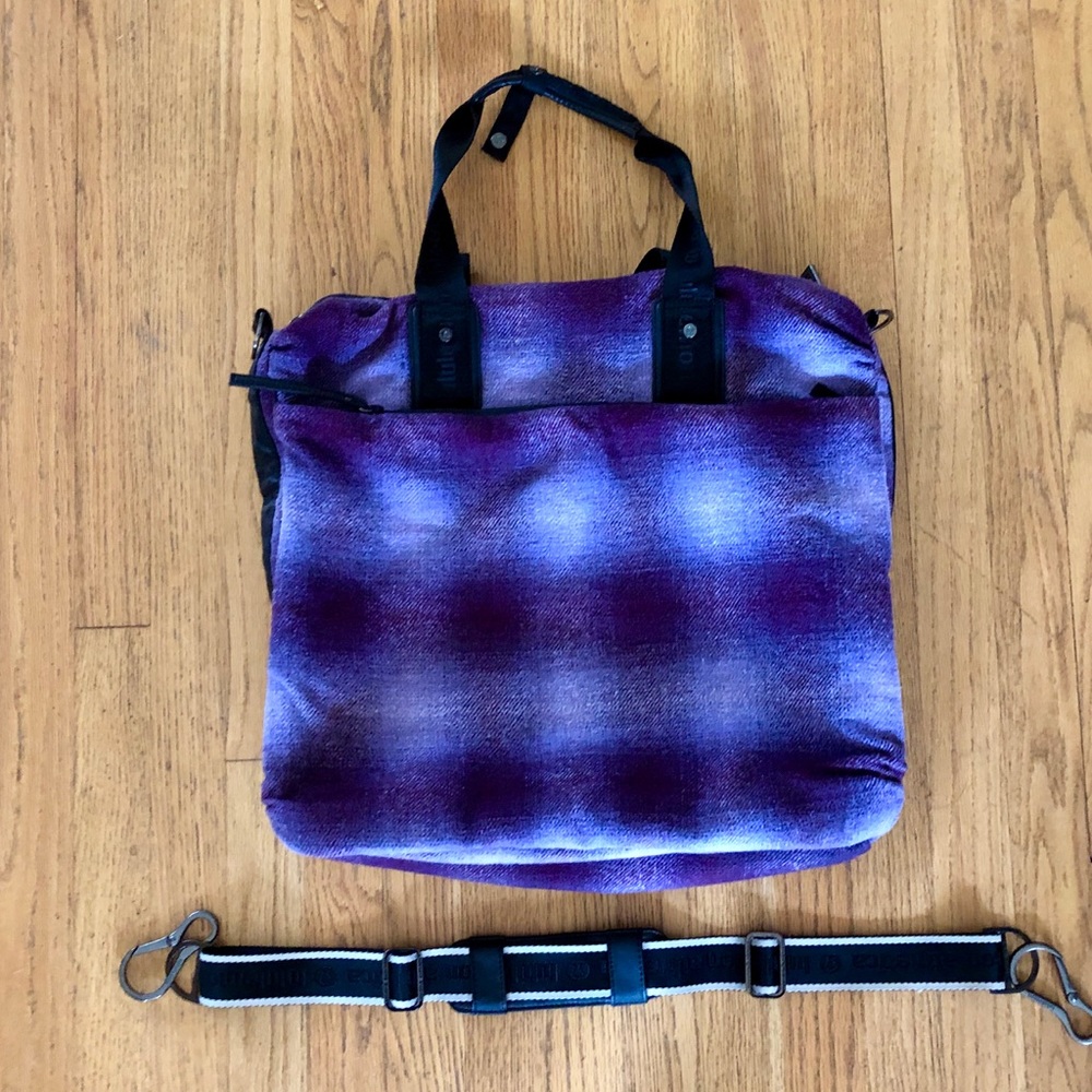 Wool Lululemon Yoga / workout / overnight bag